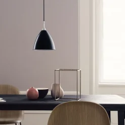 Pendellamper ^ GUBI Bestlite BL9 hængelampe Ø16cm krom/sort