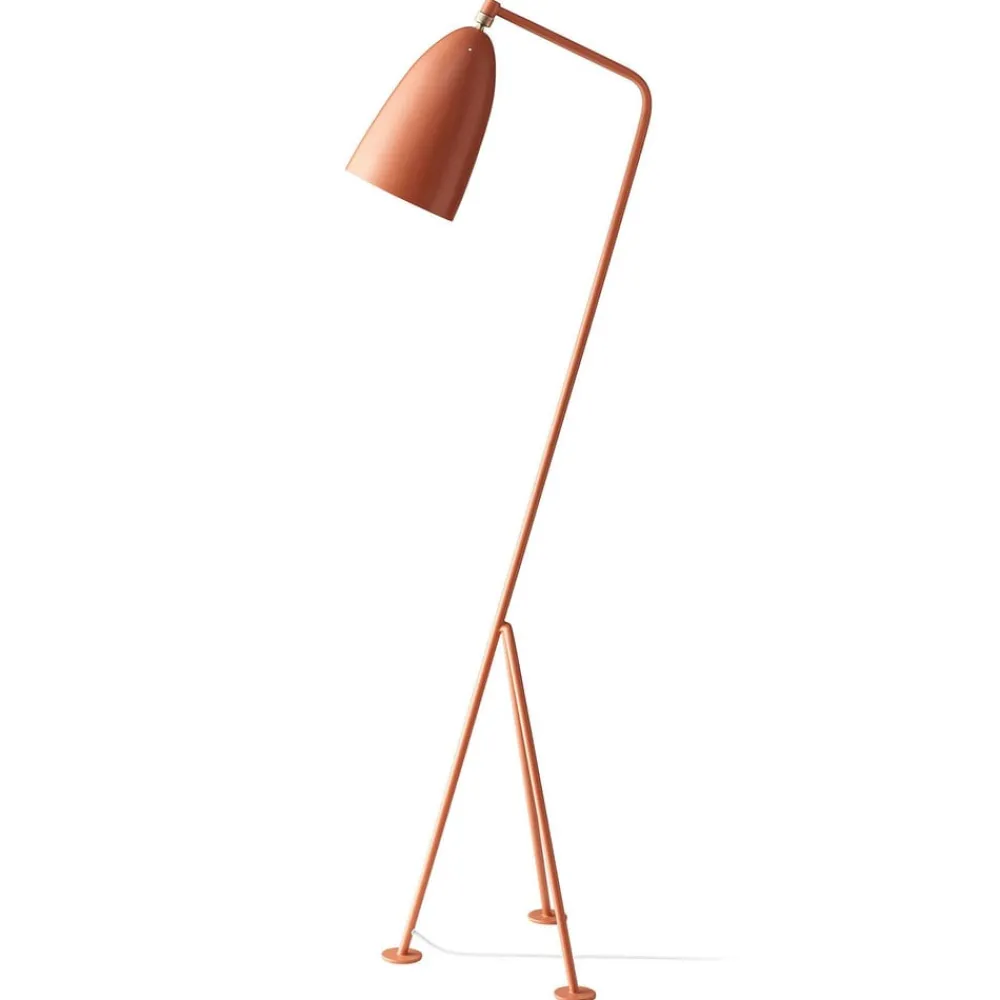 Gulvlamper|Gulvlamper ^ GUBI Gräshoppa trefods gulvlampe, vintagerød