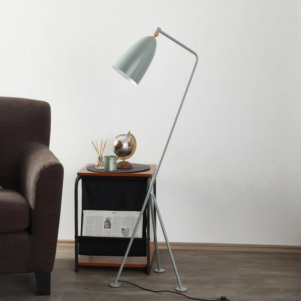 GUBI Gulvlamper > Gräshoppa trefods gulvlampe, blågrå