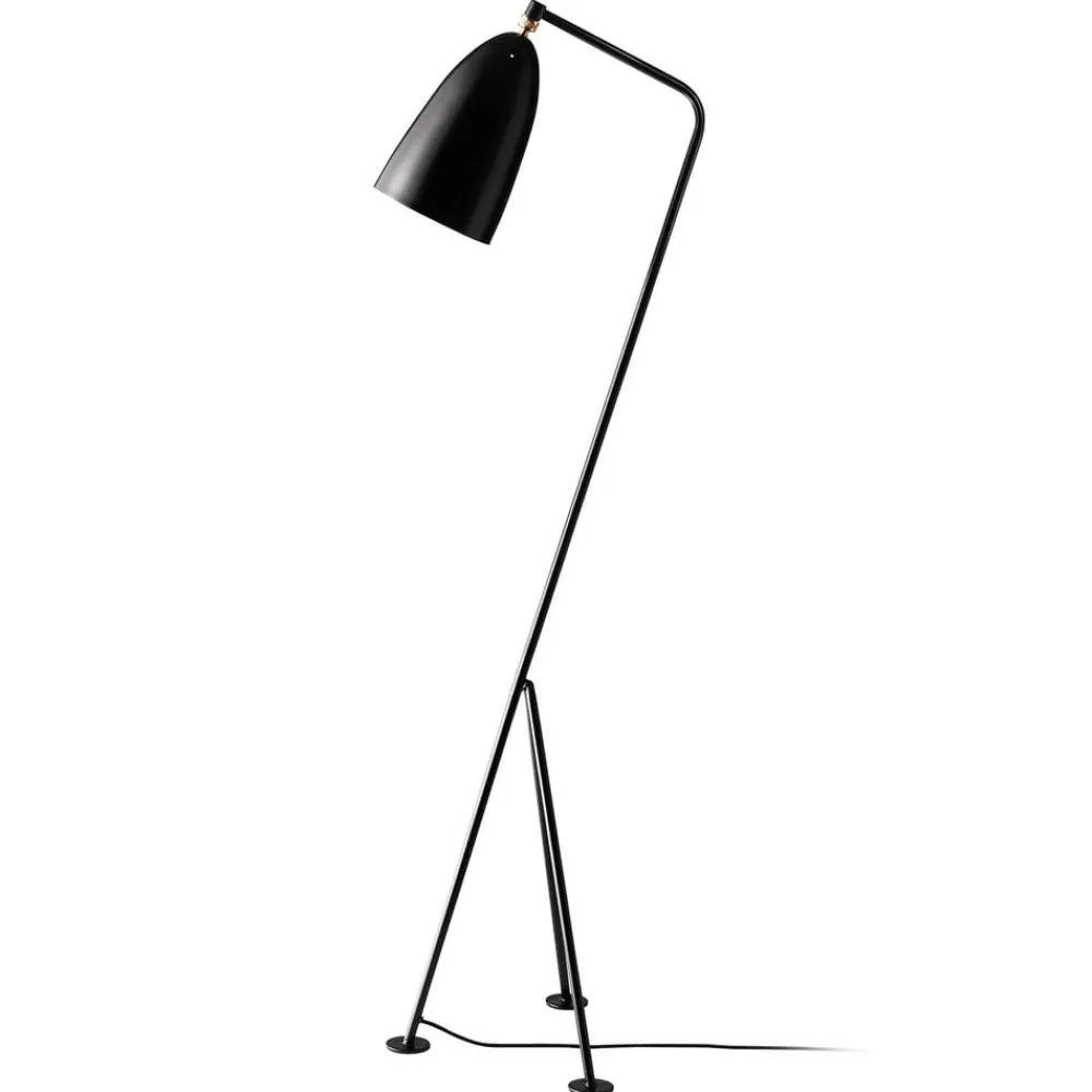 GUBI Gulvlamper > Gräshoppa trefods gulvlampe, sort