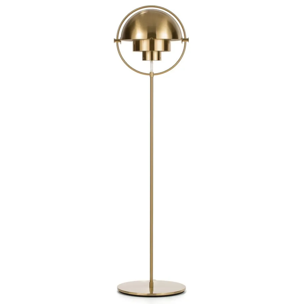 GUBI Gulvlamper > Multi-Lite gulvlampe, højde 148 cm, messing/messing