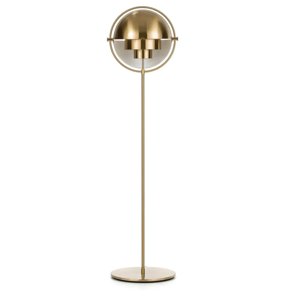 GUBI Gulvlamper > Multi-Lite gulvlampe, højde 148 cm, messing/messing