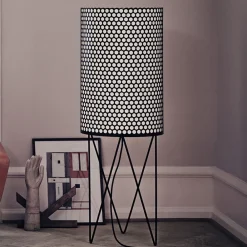 GUBI Gulvlamper|Gulvlamper > Pedrera PD2-gulvlampe med dæmper, sort