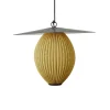 Udendørs Pendellamper ^ GUBI Satellite udendørs pendel, 45x27 cm, sort/sennepsguld