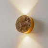 Escale Væglamper > Guldskinnende LED væglampe Sunny