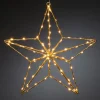 Konstsmide Christmas Julepynt|Julestjerner > Guldstjerne LED-dekorationslampe 37x36 cm
