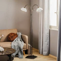 Luminex Gulvlamper > Gulvlampe Antica i landlig stil, 2 lyskilder