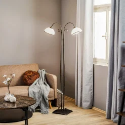 Luminex Gulvlamper > Gulvlampe Antica i landlig stil, 2 lyskilder