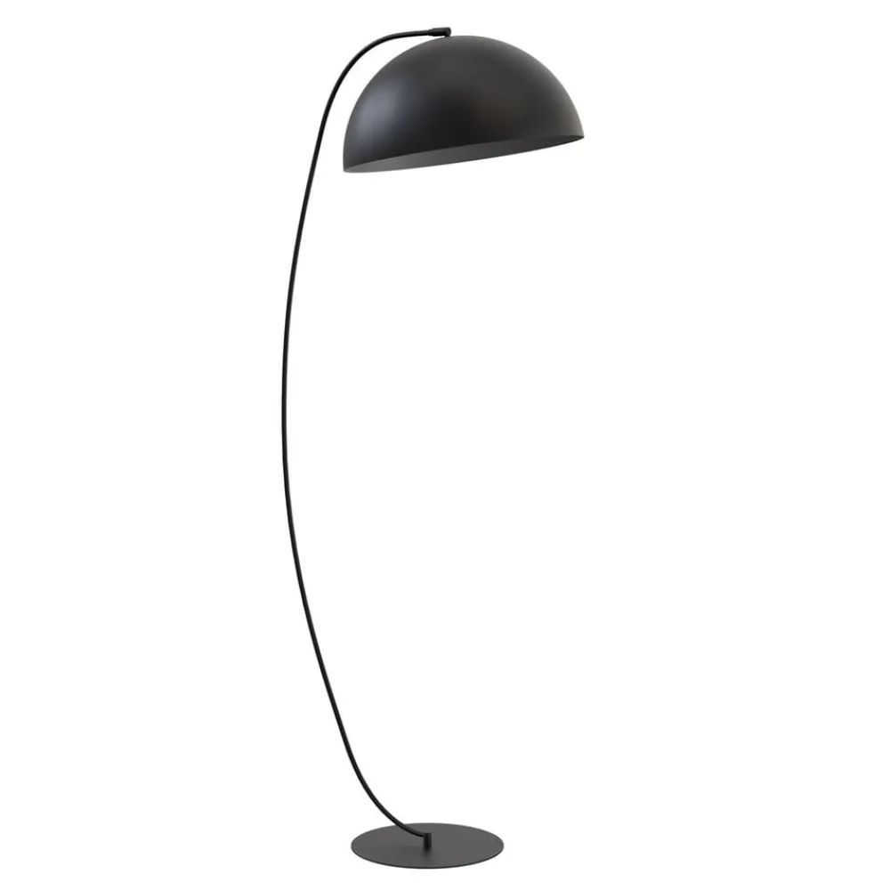 EMIBIG LIGHTING Gulvlamper > Gulvlampe Arcos, sort, højde 150 cm, metal