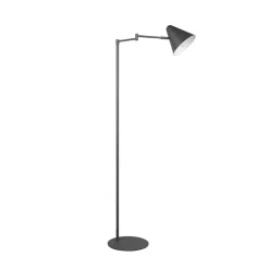 Trio Lighting Gulvlamper > Gulvlampe Cosima, antracit, højde 126 cm, metal
