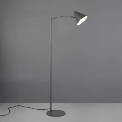 Trio Lighting Gulvlamper > Gulvlampe Cosima, antracit, højde 126 cm, metal