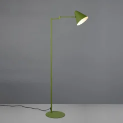 Trio Lighting Gulvlamper|Gulvlamper > Gulvlampe Cosima, grøn, højde 126 cm, metal