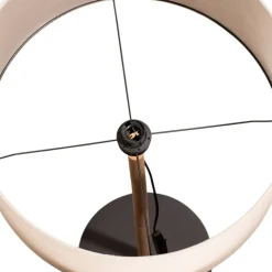 Gulvlamper|Gulvlamper ^ TK Lighting Gulvlampe Deva Nature, tekstil, træ
