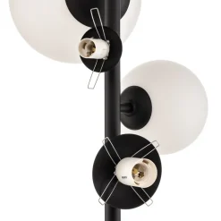 ALDEX Gulvlamper|Gulvlamper > Gulvlampe Dione, 4 lyskilder, sort