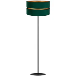 Duolla Gang|Gulvlamper > Gulvlampe Duo, grøn/guld, Ø 40 cm 1 lyskilde
