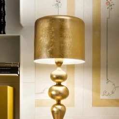 Gulvlamper|Gulvlamper ^ Masiero Gulvlampe Eva STL3+1, guld