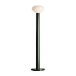ALDEX Gulvlamper > Gulvlampe Flo, grøn, højde 138 cm, 1 lyskilde, glas