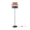 Luce Ambiente Design Gulvlamper > Gulvlampe Gazebo, orange/blå/natur, 147 cm, stof/rattan