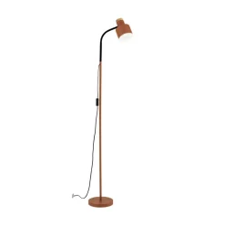 ORION Gulvlamper|Gulvlamper > Gulvlampe Gili, stål, koralrød, højde 150 cm, E27