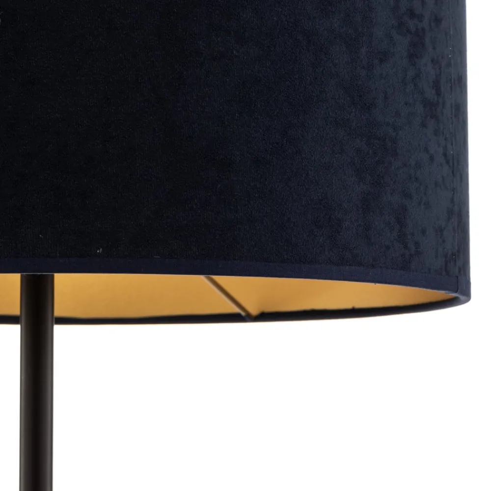 Gulvlamper|Gulvlamper ^ Duolla Gulvlampe Golden Roller mørkeblå/guld