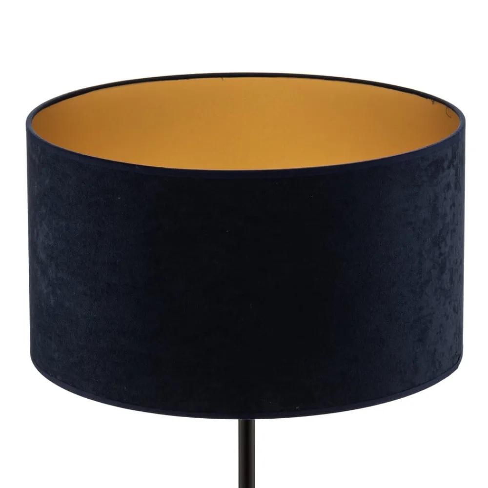 Gulvlamper|Gulvlamper ^ Duolla Gulvlampe Golden Roller mørkeblå/guld