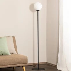 Gulvlamper ^ ALDEX Gulvlampe Joel, sort/hvid, 1 lyskilde