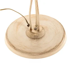 Gulvlamper|Gulvlamper ^ ONLI Gulvlampe Lucrezia i elfenben med blomsterlampeskærm