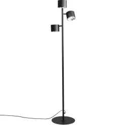 Gulvlamper ^ ALDEX Gulvlampe 1047, 3 lyskilder, sort