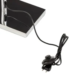 Gulvlamper|Gulvlamper ^ ONLI Gulvlampe Makani, krom, med muslingedekor