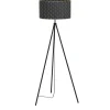 Gulvlamper|Gulvlamper ^ EGLO Gulvlampe Marasales i tekstil, tre ben