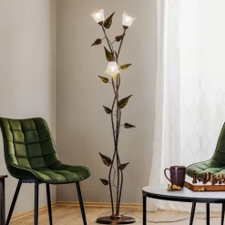 Pendellamper|Gulvlamper ^ ONLI Gulvlampe Miranda i florentinsk stil, bronze