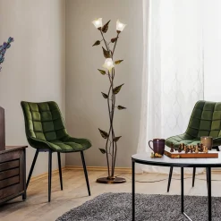 Pendellamper|Gulvlamper ^ ONLI Gulvlampe Miranda i florentinsk stil, bronze