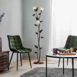 Pendellamper|Gulvlamper ^ ONLI Gulvlampe Miranda i florentinsk stil, bronze