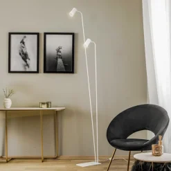 Nowodvorski Lighting Gulvlamper|Gulvlamper > Gulvlampe Mono II, 2 lyskilder, hvid