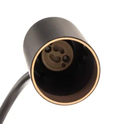 Gulvlamper|Gulvlamper ^ Nowodvorski Lighting Gulvlampe Mono II, 2 lyskilder, sort/guld