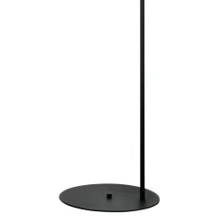 Gulvlamper|Gulvlamper ^ Domiluce Gulvlampe Nova, glas/metal, sort/hvid, højde 155 cm
