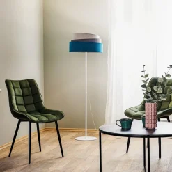Duolla Gulvlamper > Gulvlampe Pastell Trio turkis/grå/lysegrå