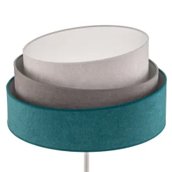 Duolla Gulvlamper > Gulvlampe Pastell Trio turkis/grå/lysegrå