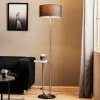 ONLI Gulvlamper > Gulvlampe Pongo med stofskærm og hylde
