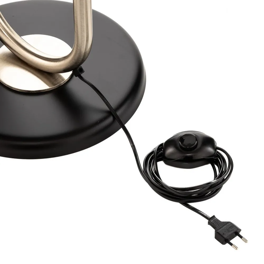 ONLI Gulvlamper > Gulvlampe Pongo med stofskærm og hylde