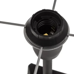 Euluna Gulvlamper|Gulvlamper > Gulvlampe Tago, treben, skærm sort/sølv