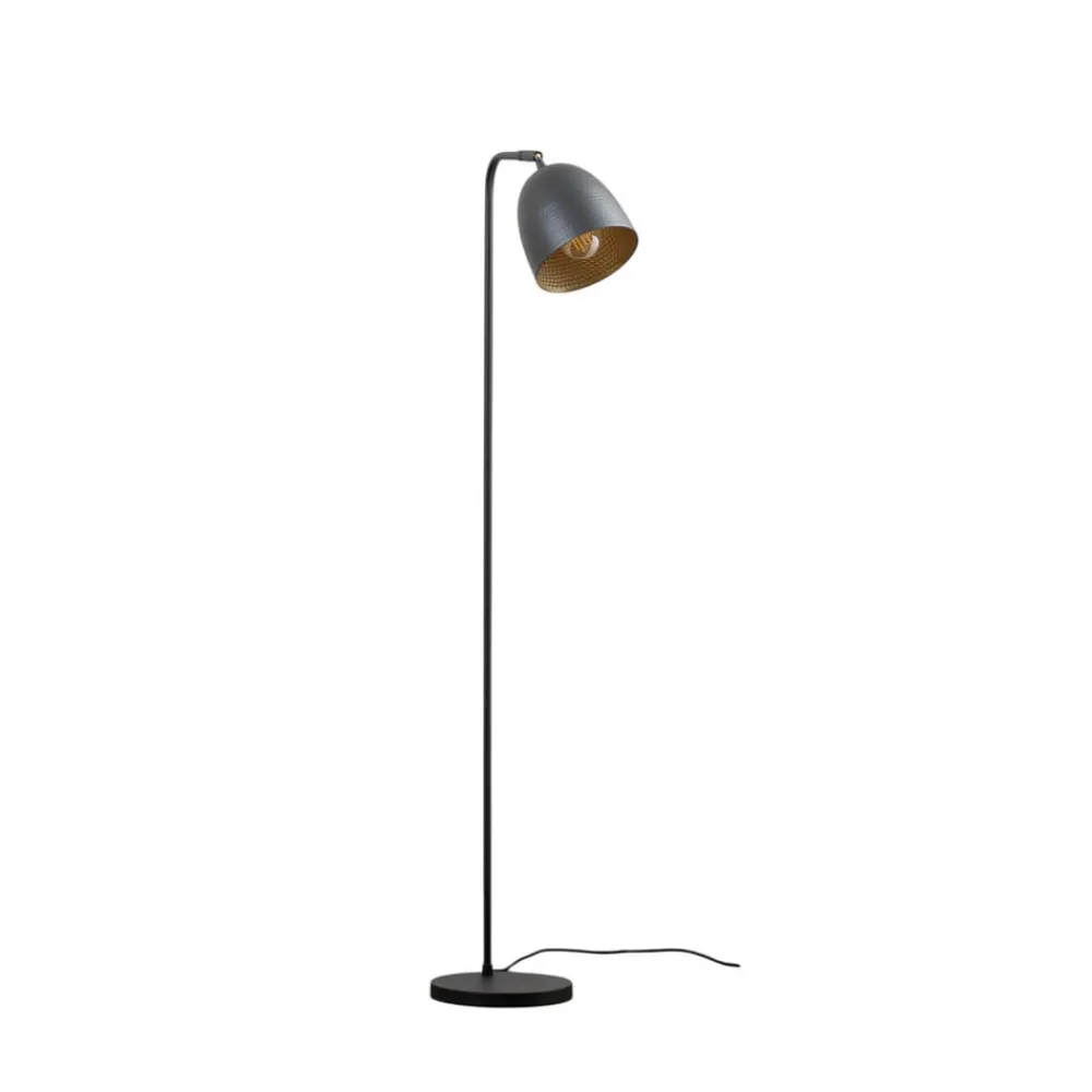 Opviq Gulvlamper > Gulvlampe Tattoo 4090, sort, metal, højde 120 cm