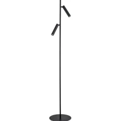 Argon Arbejdsrum/Kontor|Gulvlamper > Gulvlampe Torre, 2 lyskilder, sort