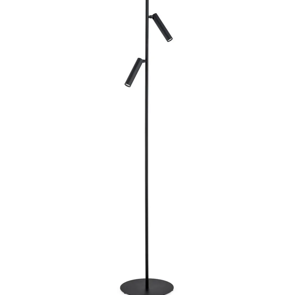 Argon Arbejdsrum/Kontor|Gulvlamper > Gulvlampe Torre, 2 lyskilder, sort