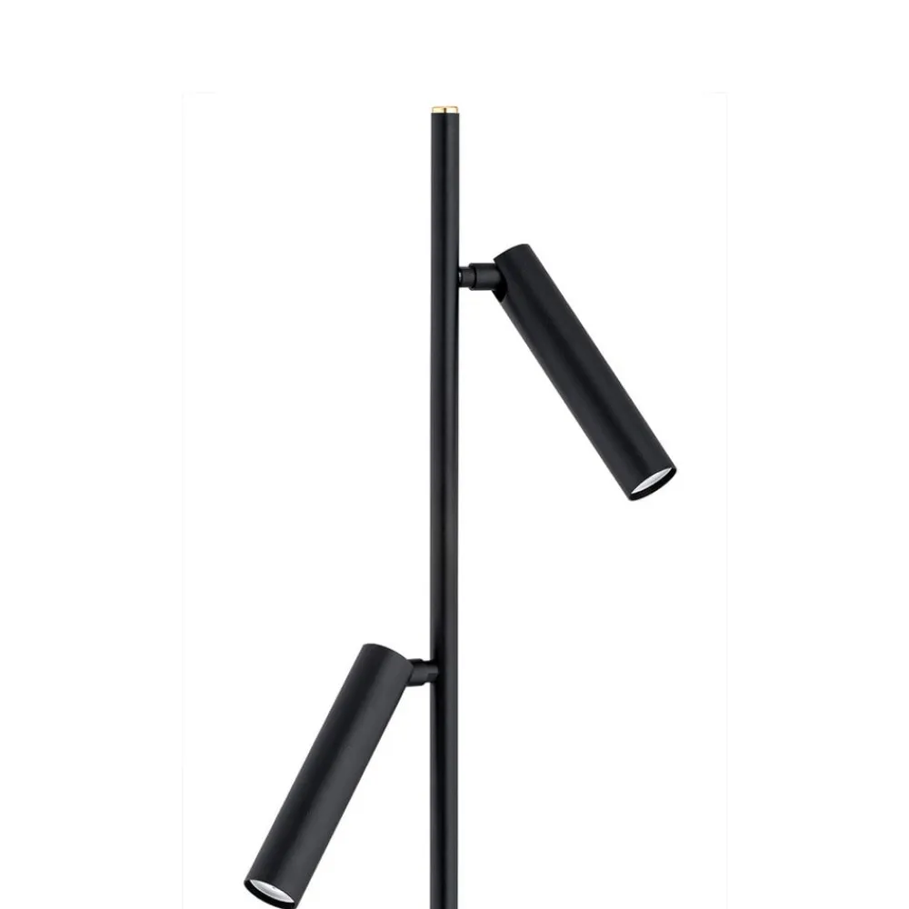 Argon Arbejdsrum/Kontor|Gulvlamper > Gulvlampe Torre, 2 lyskilder, sort