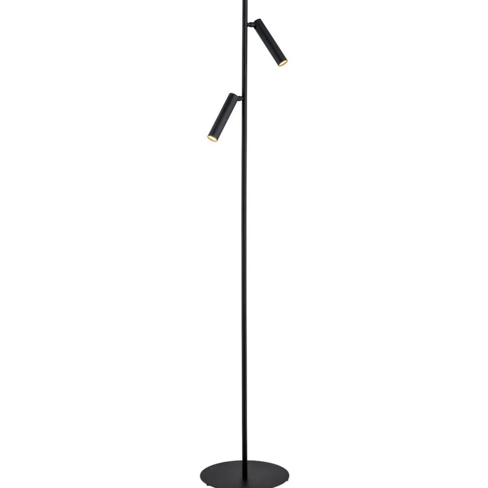 Argon Arbejdsrum/Kontor|Gulvlamper > Gulvlampe Torre, 2 lyskilder, sort