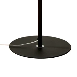 Domiluce Gulvlamper|Gulvlamper > Gulvlampe Vento, sort/guld, metal, Ø 40 cm, E27