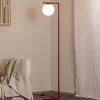 ALDEX Gulvlamper > Gulvlampe Zac, opal/vinrød, 1 lyskilde