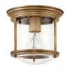 Udendørs Loftlamper ^ Quintiesse Hadrian Mini udendørs loftslampe, bronze/klar