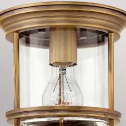 Udendørs Loftlamper ^ Quintiesse Hadrian Mini udendørs loftslampe, bronze/klar